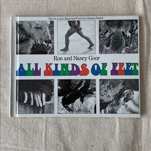 Book | Children's Science Book "All Kinds of Feet" from the Let's Read Series